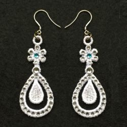 FSL Crystal Earrings 2 machine embroidery designs