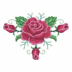 Romantic Roses 06 machine embroidery designs