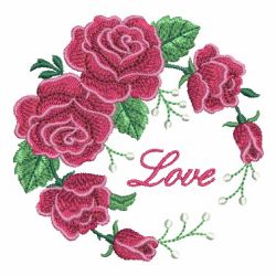 Romantic Roses 08 machine embroidery designs