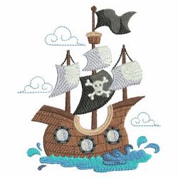 Ships Ahoy 05 machine embroidery designs