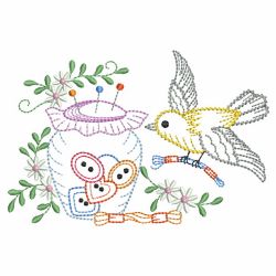 Vintage Sewing Birds 07(Sm) machine embroidery designs