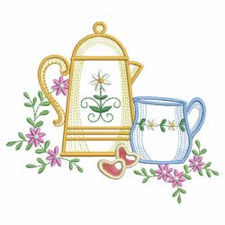 Vintage Tea Time 2 05(Md) machine embroidery designs