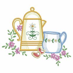 Vintage Tea Time 2 05(Lg) machine embroidery designs