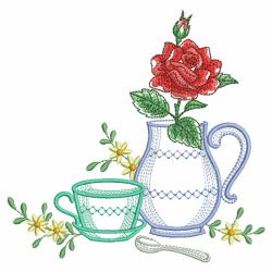 Vintage Tea Time 2 07(Lg) machine embroidery designs