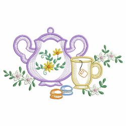 Vintage Tea Time 2 08(Lg) machine embroidery designs