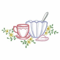 Vintage Tea Time 2 09(Lg) machine embroidery designs