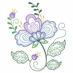 Vintage Jacobean Floral 4 06(Lg) machine embroidery designs