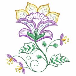 Vintage Jacobean Floral 4 09(Sm) machine embroidery designs