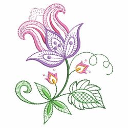 Vintage Jacobean Floral 4 10(Lg) machine embroidery designs