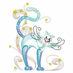Elegant Cats 02(Md) machine embroidery designs