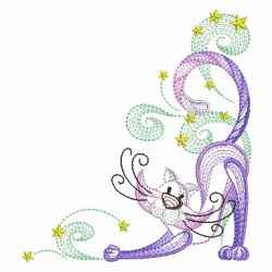 Elegant Cats 05(Md) machine embroidery designs