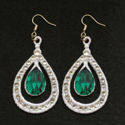 FSL Crystal Earrings 3 01 machine embroidery designs