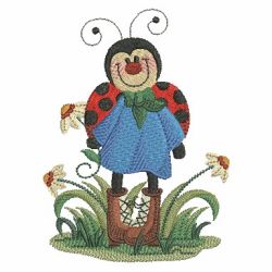 Lively Ladybugs 3 machine embroidery designs
