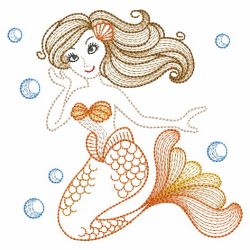 Vintage Mermaids 04(Md) machine embroidery designs