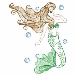 Vintage Mermaids 06(Sm) machine embroidery designs