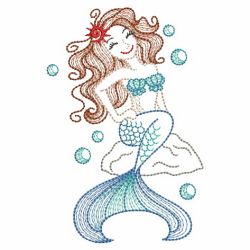 Vintage Mermaids 07(Lg) machine embroidery designs