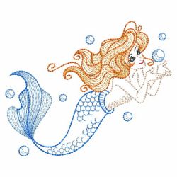 Vintage Mermaids 08(Sm) machine embroidery designs