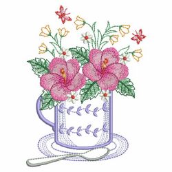 Teacup In Bloom 2 04(Md) machine embroidery designs