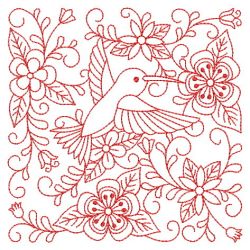 Redwork Flower Blocks 06(Md) machine embroidery designs