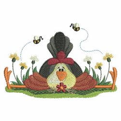 Country Chicken 4 07 machine embroidery designs