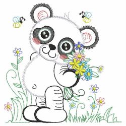 Vintage Flower Friends 07(Lg) machine embroidery designs