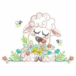 Vintage Flower Friends 08(Lg) machine embroidery designs