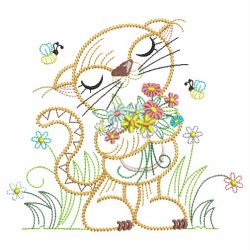 Vintage Flower Friends 10(Lg) machine embroidery designs