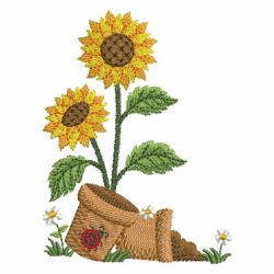 Sunflowers 2 02 machine embroidery designs