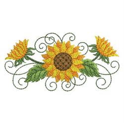 Sunflowers 2 03 machine embroidery designs
