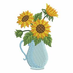 Sunflowers 2 04 machine embroidery designs