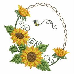 Sunflowers 2 10 machine embroidery designs