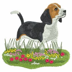 Spring Puppy 08(Sm) machine embroidery designs