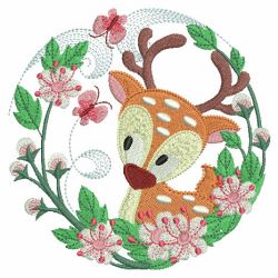 Spring Woodland Animals 01 machine embroidery designs
