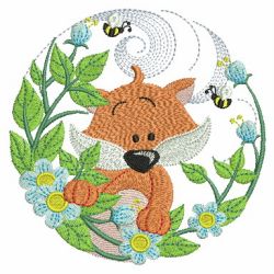 Spring Woodland Animals 03 machine embroidery designs