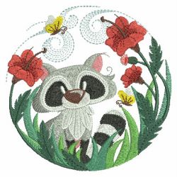 Spring Woodland Animals 05 machine embroidery designs