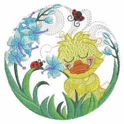 Spring Woodland Animals 08 machine embroidery designs