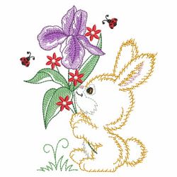 Vintage Flower Friends 2 03(Sm) machine embroidery designs