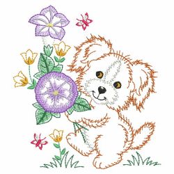 Vintage Flower Friends 2 04(Sm) machine embroidery designs