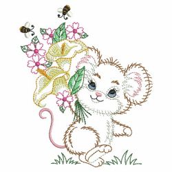 Vintage Flower Friends 2 05(Lg) machine embroidery designs