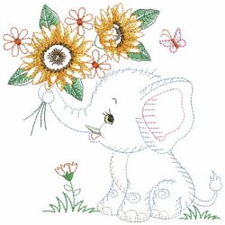 Vintage Flower Friends 2 08(Md) machine embroidery designs