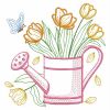 Vintage Flowering Watering Can 01(Sm)