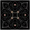 Trapunto Rose Quilt Block 2 05(Sm)