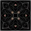 Trapunto Rose Quilt Block 2 05(Sm)