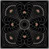 Trapunto Rose Quilt Block 2 11(Md)