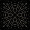 Trapunto Feather Quilt 04(Lg)