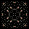 Trapunto Rose Quilt Block 4 05(Sm)