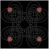 Trapunto Celtic Roses Quilt 01(Lg)