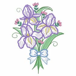 Spring Flower Bouquets 02(Lg) machine embroidery designs