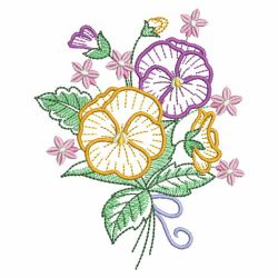 Spring Flower Bouquets 05(Sm) machine embroidery designs