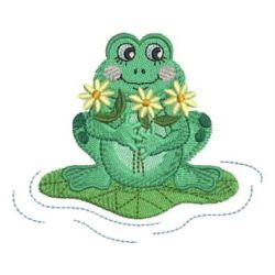 Cute Frog 2 01 machine embroidery designs